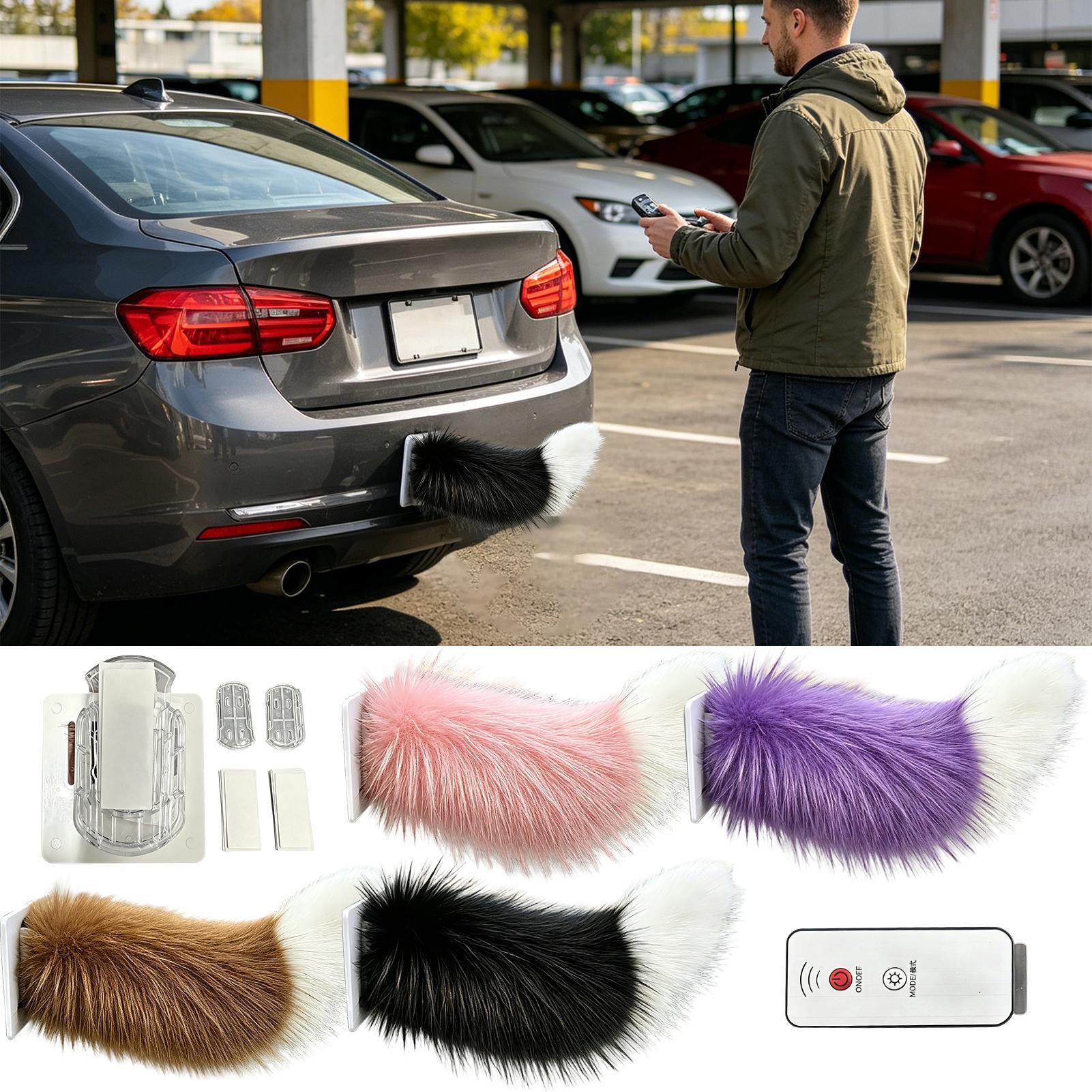 Car Accessories Rear - Queue de renard électrique télécommandée pour
