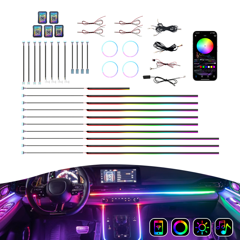 Led Interior Ambient Light - Kit d'éclairage d'ambiance pour voiture le