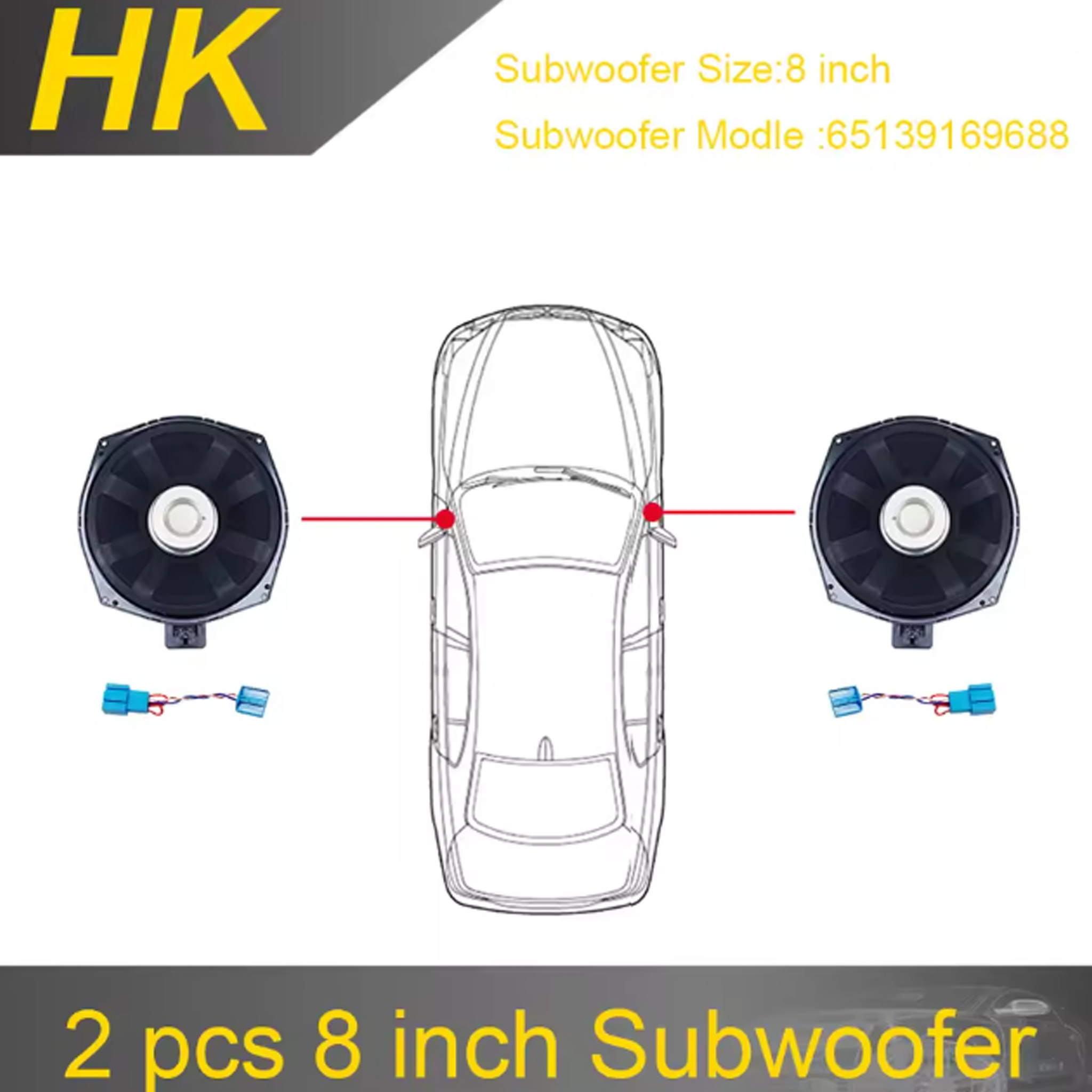 Car Accessories Kit - Kit d'amplificateur de puissance LQ DSP