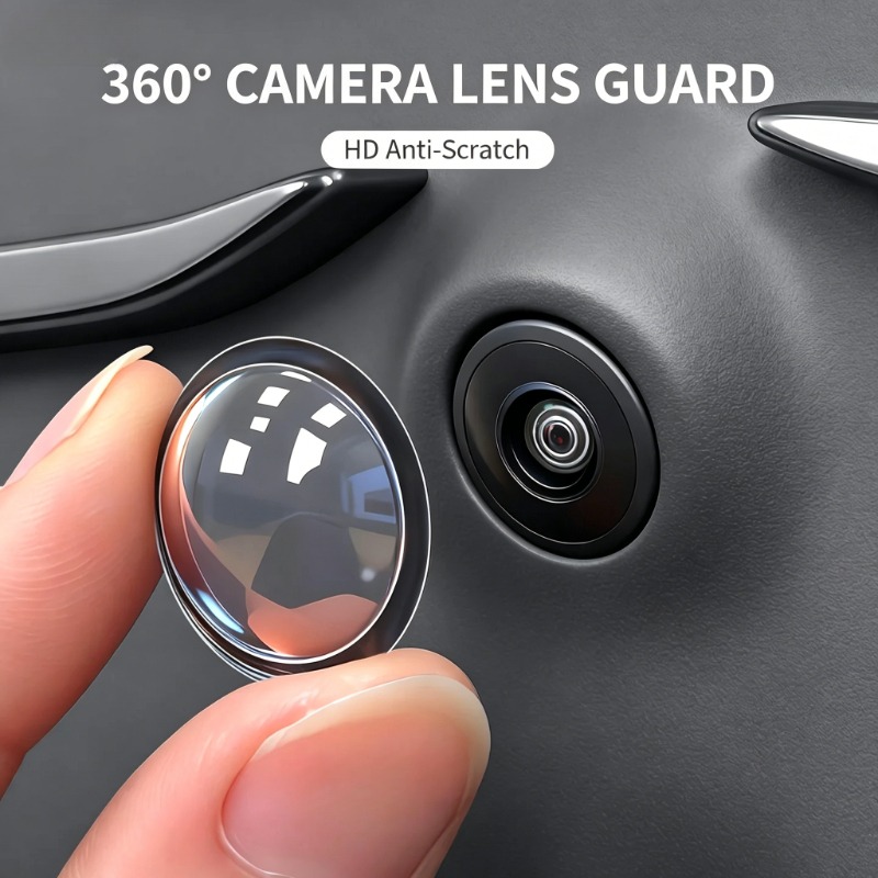 Rear Camera For Car - Protecteur de caméra arrière panoramique 360°,