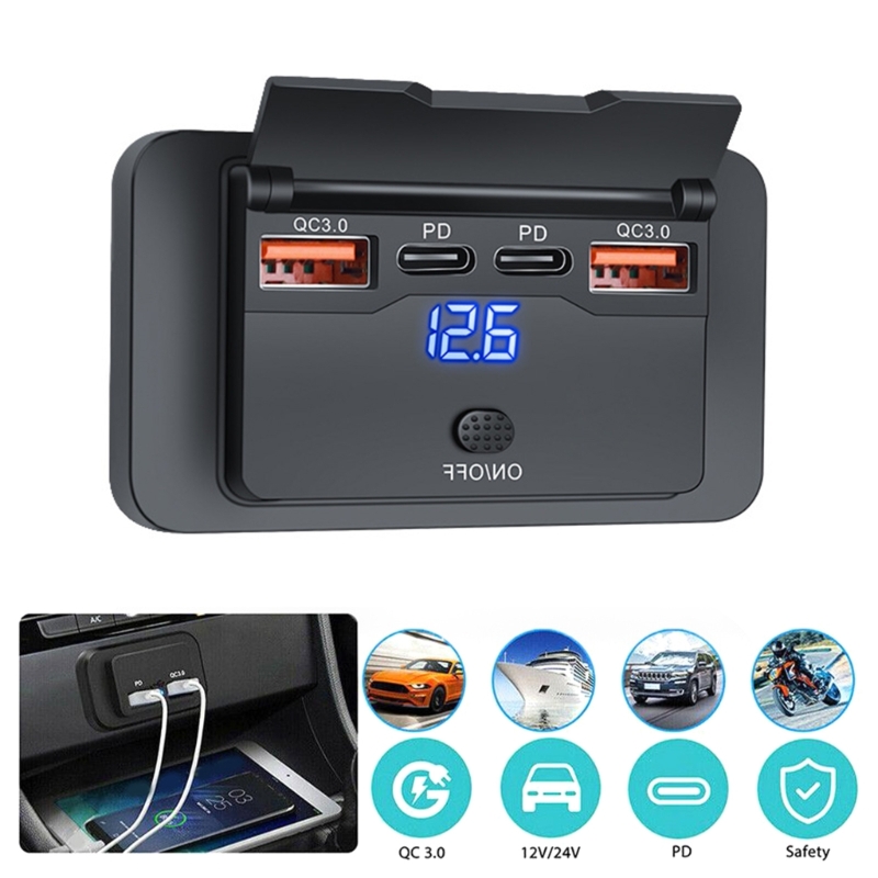 Chargeur de voiture USB 4 port - Car Accessories Qc avis et prix