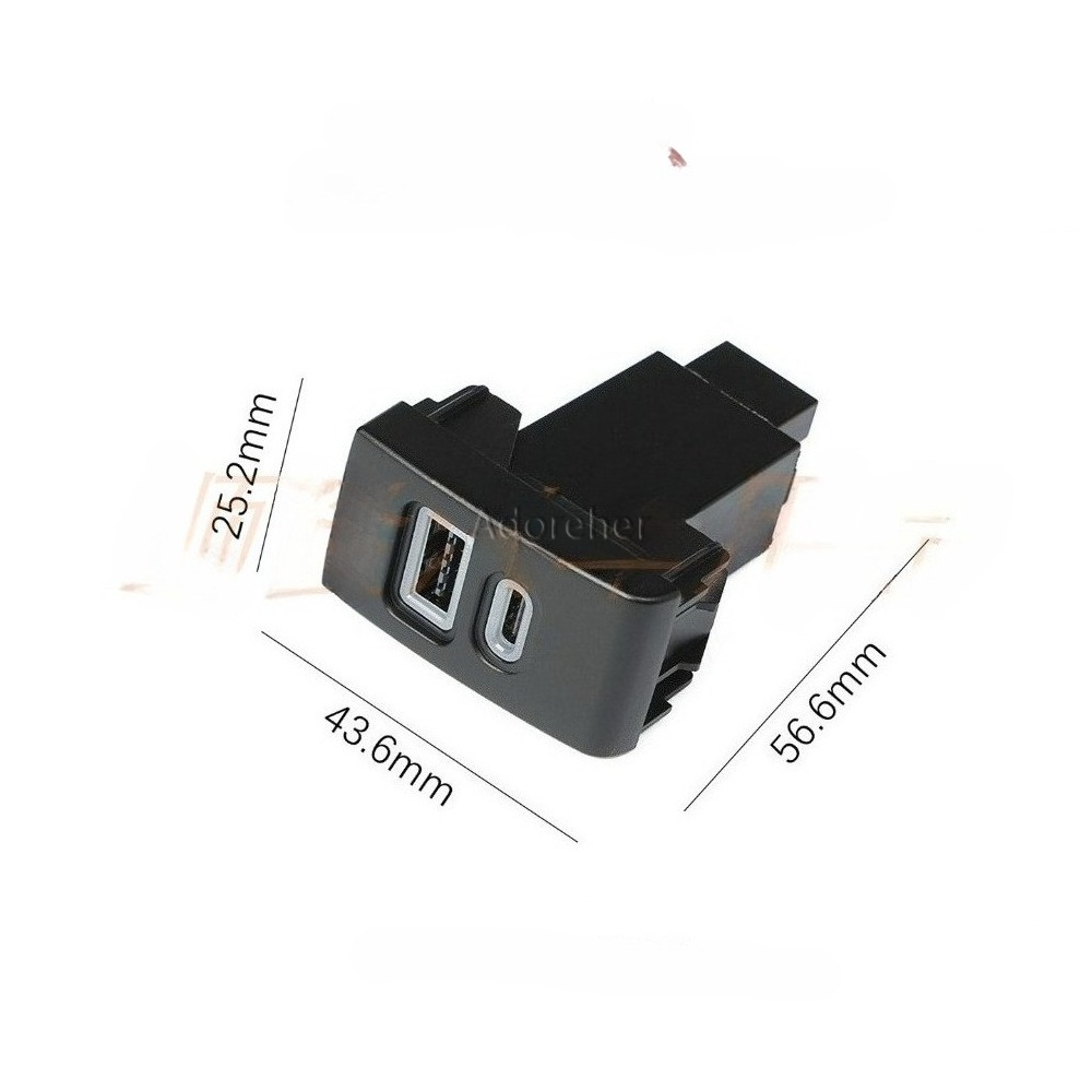 1 PC voiture USB QC 3.0 Type C - Car Accessories Qc avis et prix