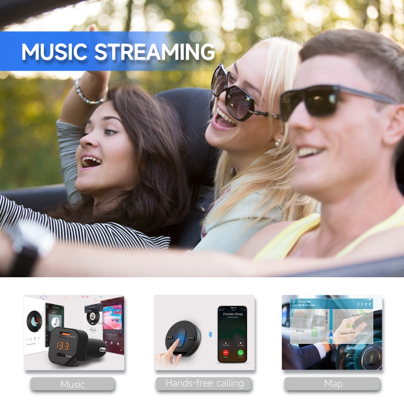 C23 Bluetooth 5.1 voiture MP3  - Car Accessories Qc avis et prix