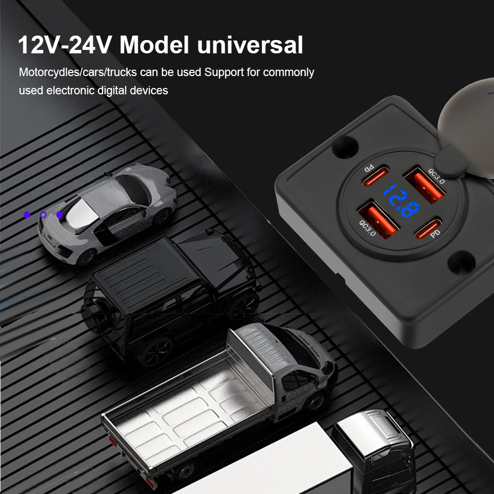 KEBIDUMEI PD + QC 4 Ports char - Car Accessories Qc avis et prix