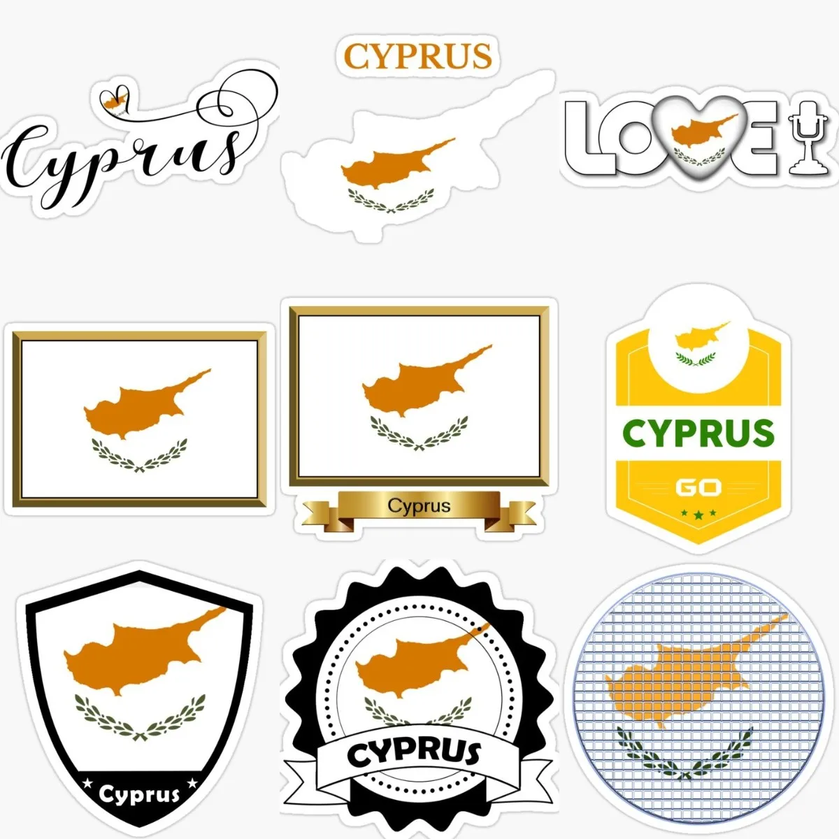 Autocollants créatifs de carte - Car Accessories Cyprus avis et prix