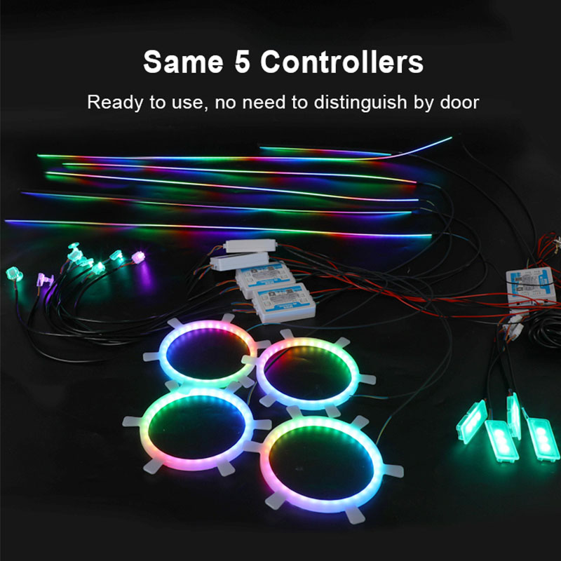Kit d'éclairage ambiant RGBIC  - Led Interior Ambient Light avis et prix
