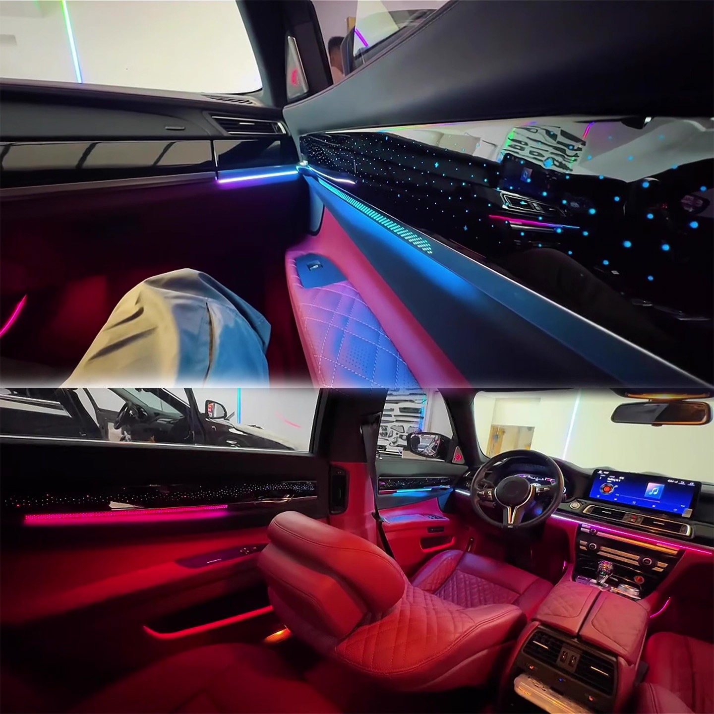 Pour BMW Série 7 F02 2009-2015 - Led Interior Ambient Light avis et prix